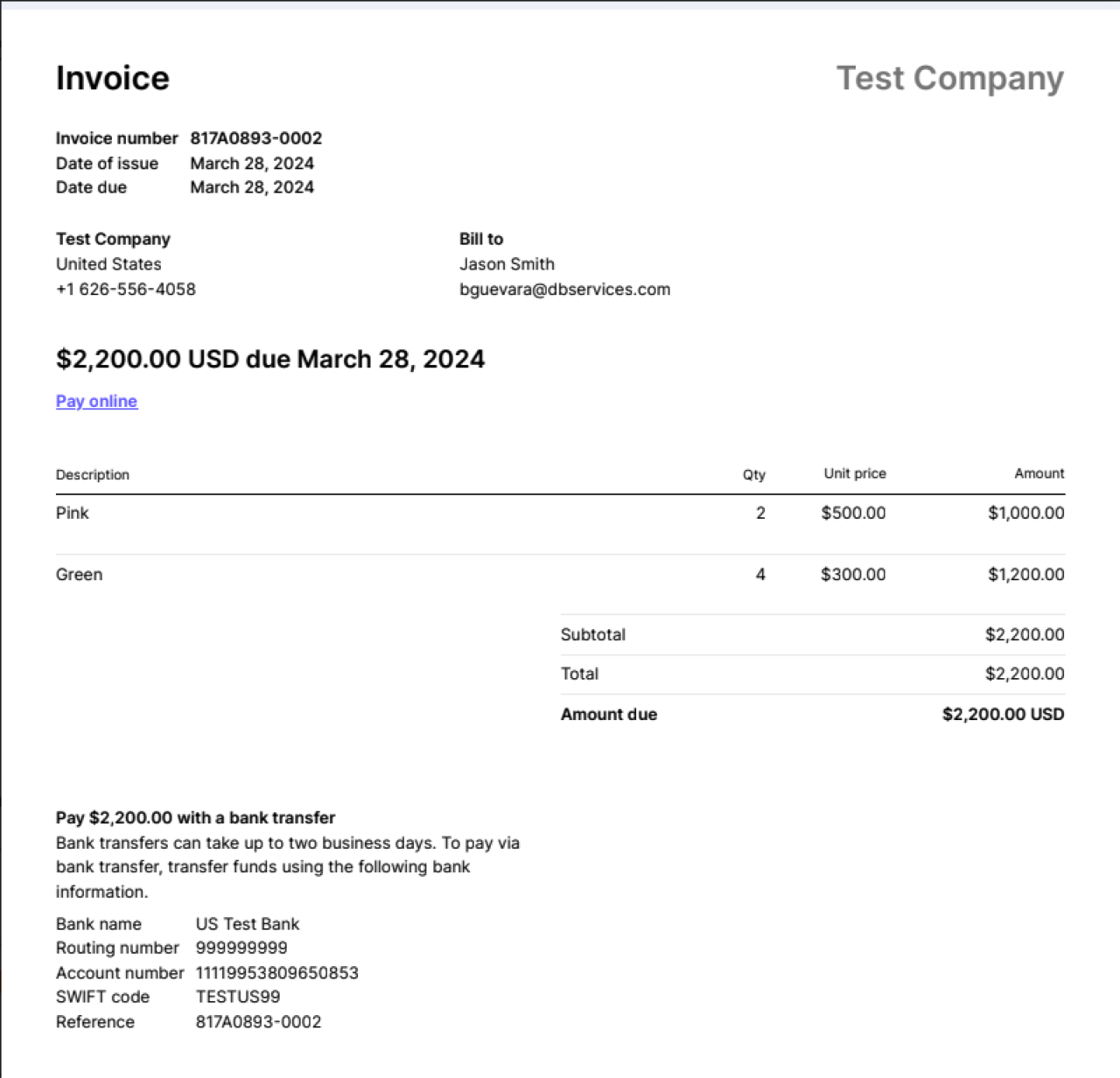 filemaker stripe invoices integration invoice pdf.