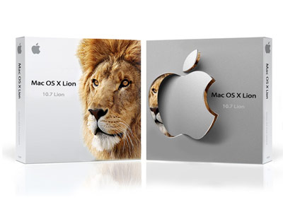 Image of Mac OS X Lion boxes