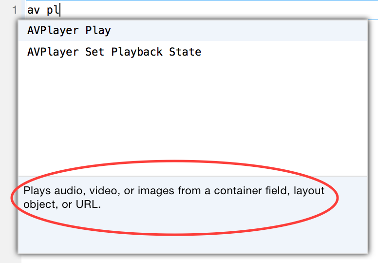 FileMaker Step Autocomplete Inline Help