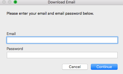 FileMaker - Download Email Dialog